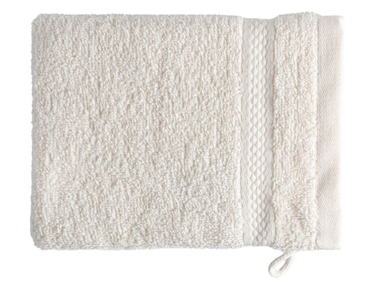 DoubleDry Hotel 16 x 21 cm set van 6 washandjes - crème