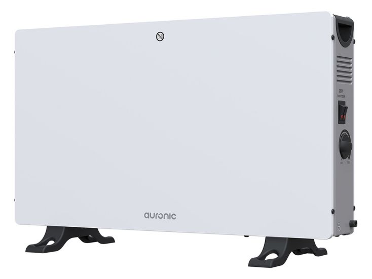 Auronic 2000 watt convectorkachel met ventilator - White