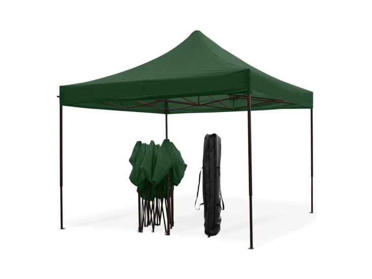 LifeGoods 3x3 m partytent - Dark Green