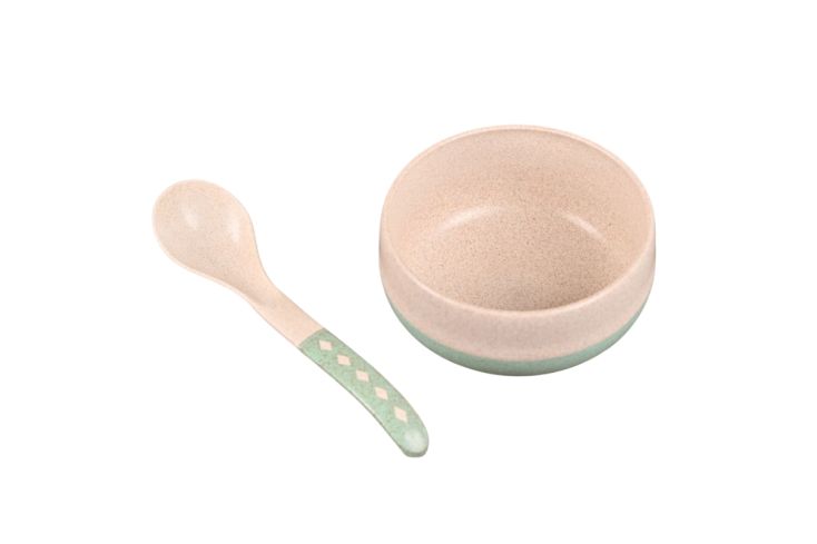 Croppie set van 4 250 ml soepkom met lepel  - Celeste