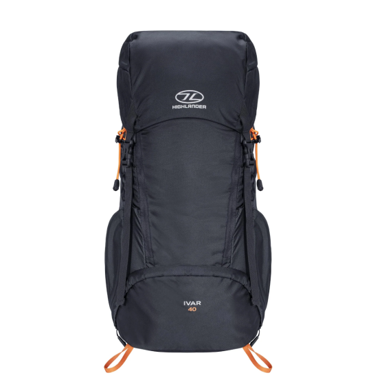 Highlander Ivar 40L heren rugzak - Black