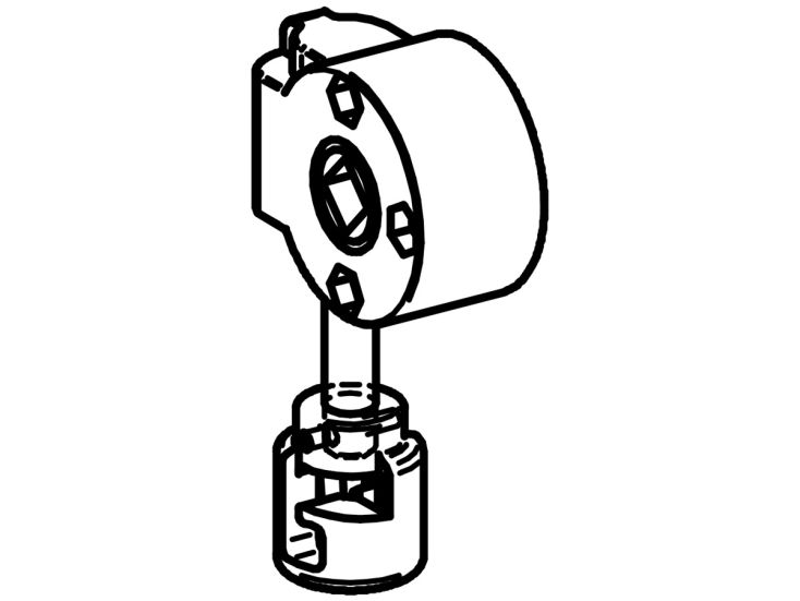 Thule Omnistor opdraaimechanisme 8000