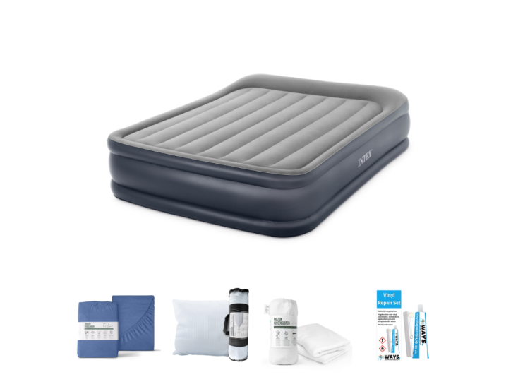 Intex Deluxe 203 x 152 cm Luchtbedset - 5-delig