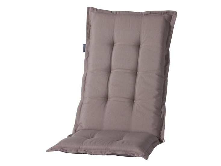 Madison Panama Taupe lage rug kussen