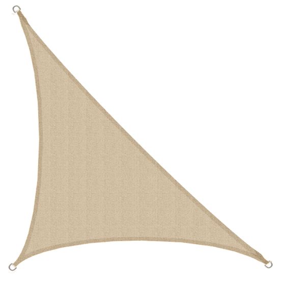 AMANKA 5,1 x 3,6 HDPE schaduwdoek - Beige