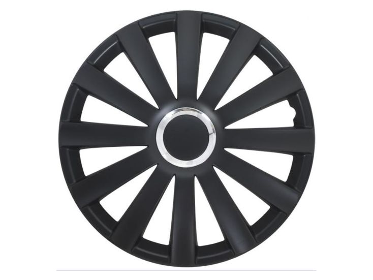 Autostyle Spyder 17 inch set van 4 wieldoppen - Black