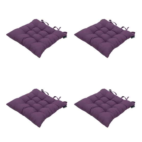 Madison Panama purple Zitkussen - Set van 4