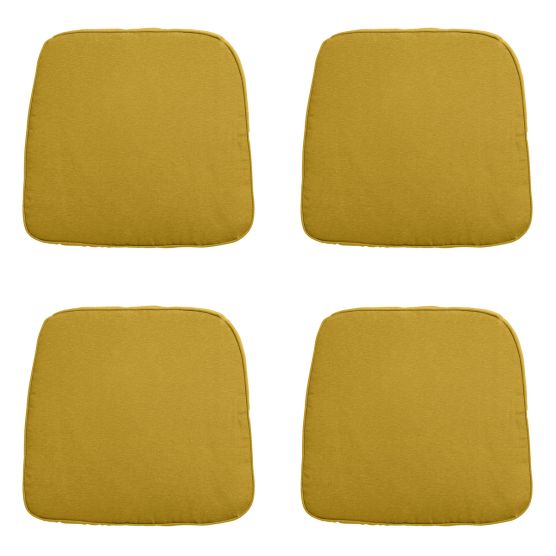 Madison Panama mustard Zitkussen - Set van 4