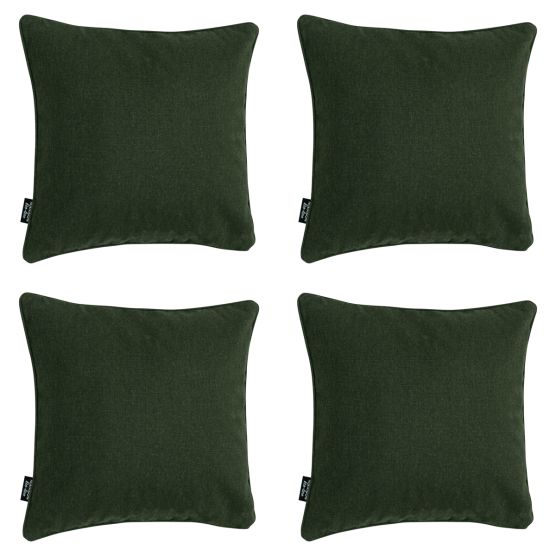 Madison Moss green canvas eco+ Sierkussen - Set van 4