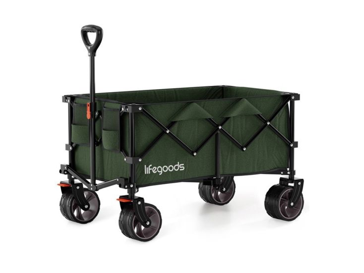 LifeGoods XL 200L bolderkar - Green