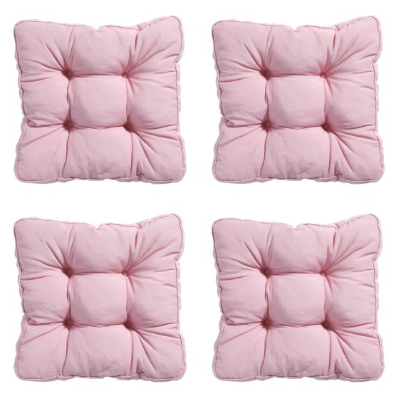 Madison Panama soft pink Zitkussen - Set van 4