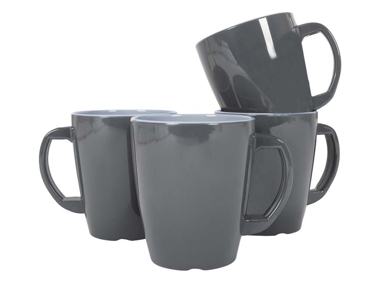 Gimex Vivid Line set van 4 380 ml mokken