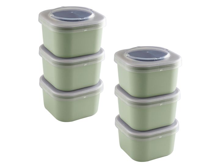 Sunware Sigma home Food to go set van 6 lunchbakjes - Green