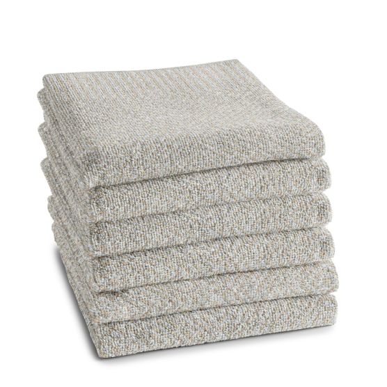 DDDDD Cisis 50 x 55 cm set van 6 keukendoeken - White
