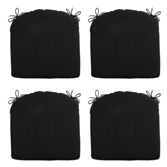 Madison Panama black Zitkussen - Set van 4