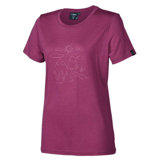 Ivanhoe Cilla Outdoor dames t-shirt - Pink