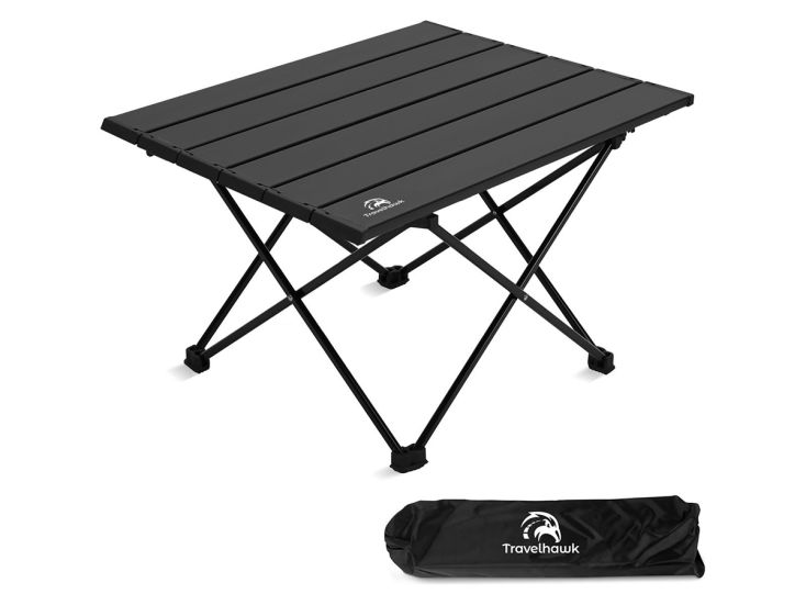 Travelhawk inklapbare campingtafel - 40 x 35 cm