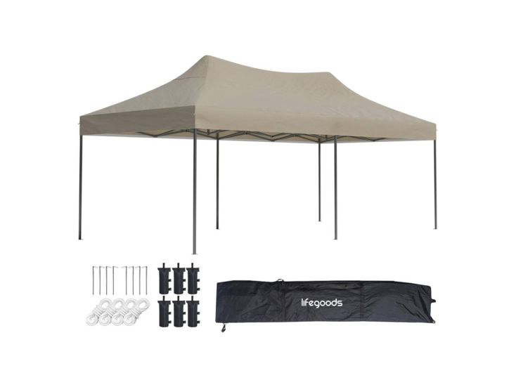 LifeGoods 3x6 m partytent - Beige