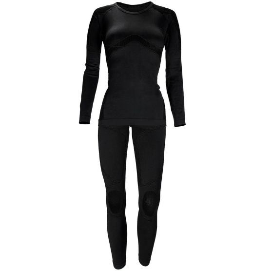 Black Snake Black Dames Functioneel Thermo-Ondergoed Set