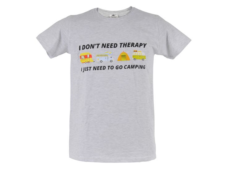 Obelink I don't need therapy T-shirt - Grey