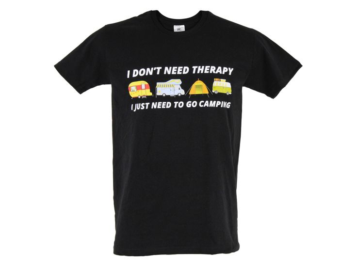 Obelink I don't need therapy T-shirt - Black