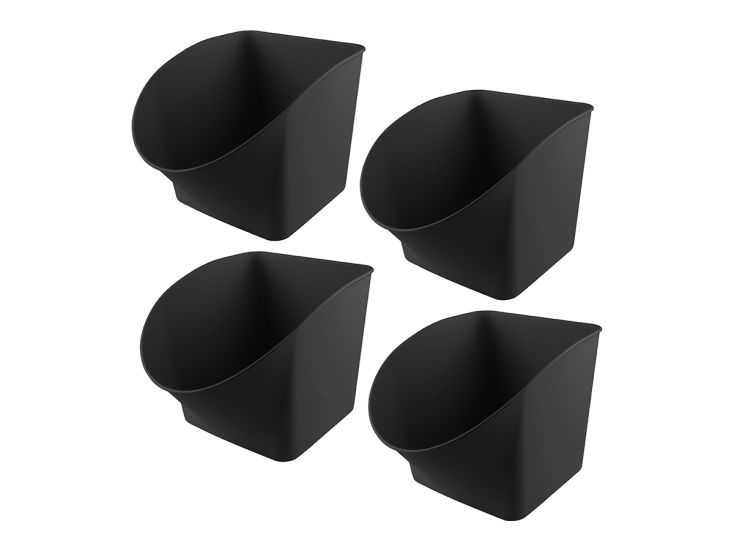 Sunware Sigma home set van 4 speelgoedboxen - Black