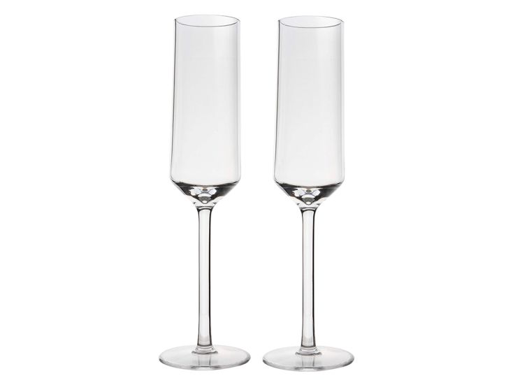 Gimex Solid Line 180 ml set van 2 champagneglazen