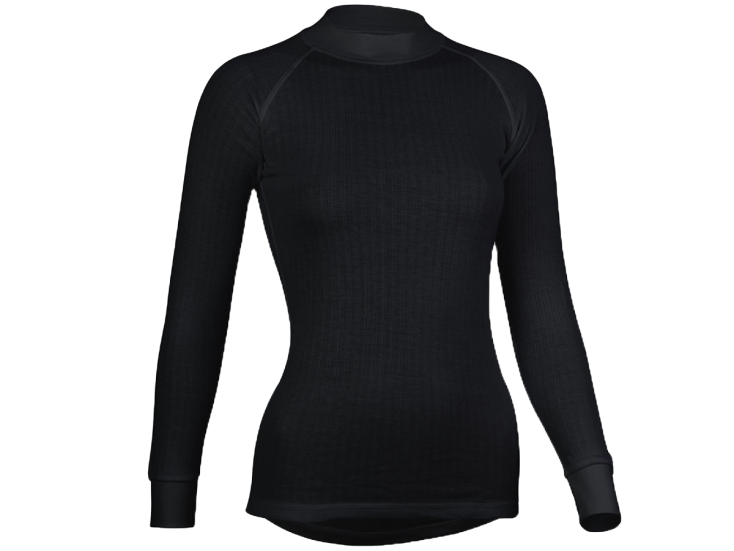 Avento Thermoshirt Lange Mouw dames - Zwart