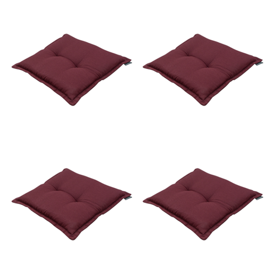 Madison Panama bordeaux Zitkussen - Set van 4