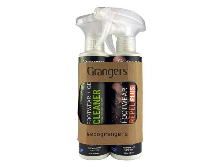 Grangers Footwear Cleaner + Repel Plus reinigingsset