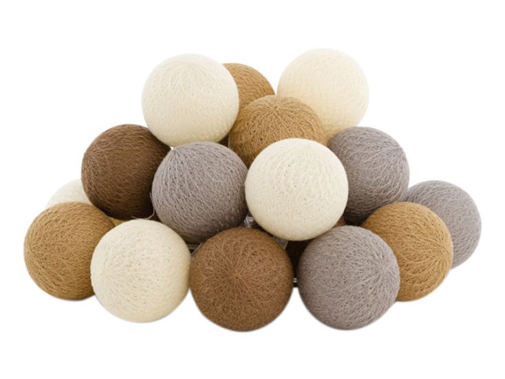 Cotton Ball Lights Outdoor starter kit lichtslinger - Caramelo