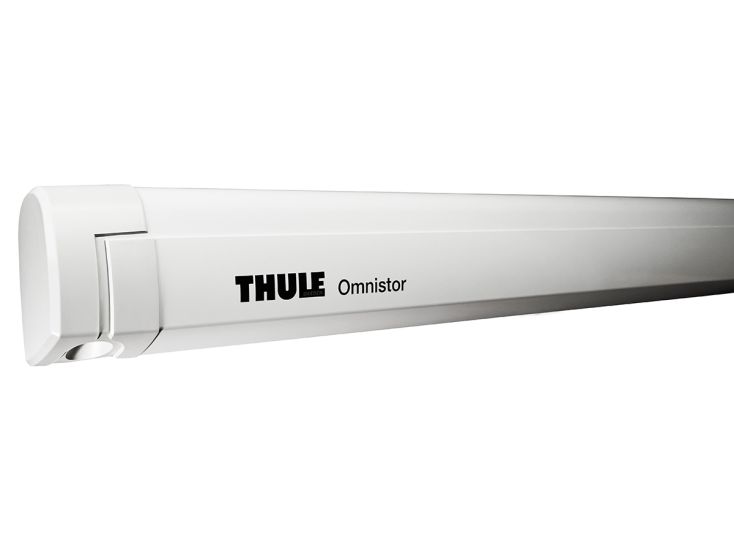 Thule Omnistor 5200 wit 230 Mystic Grey cassetteluifel