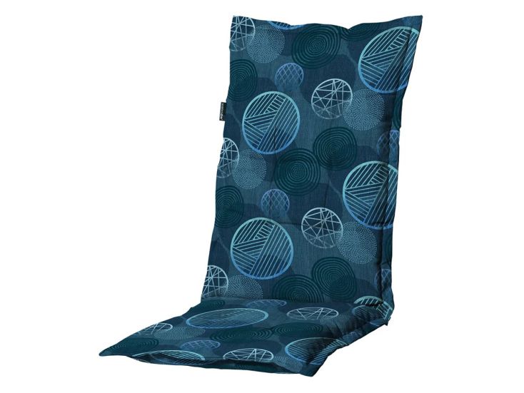 Madison Circle blue hoge rug tuinkussen