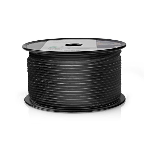 Nedis CSBR0210BK1000 100 meter coaxkabel