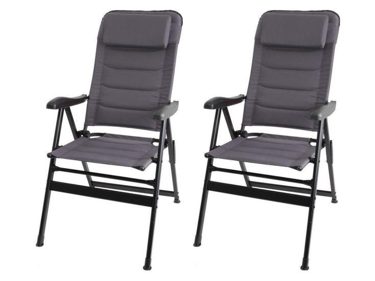 ViaMondo Premium Cinzento set van 2 standenstoelen
