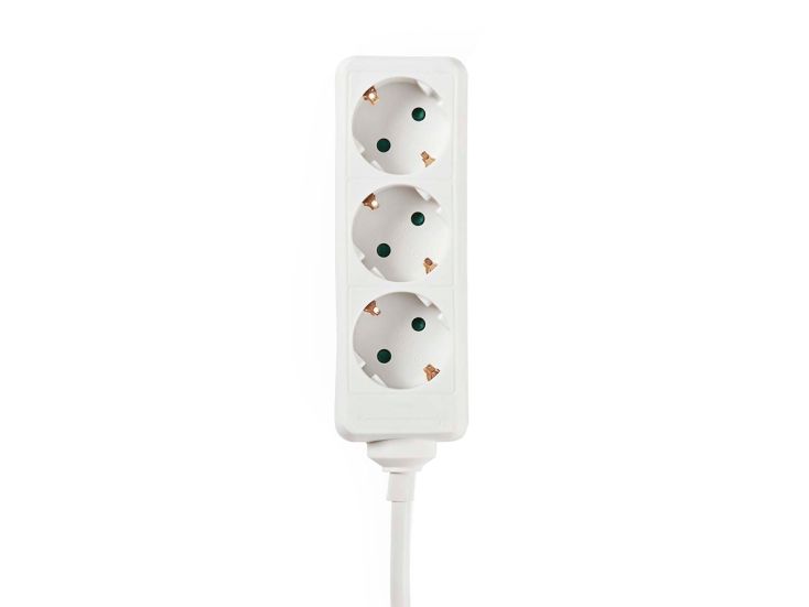 Nedis ESOC315F1WT 3-voudige stekkerdoos - 1,5 meter