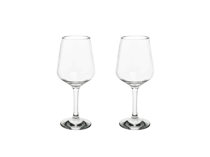 By Caryl 380 ml kunststof wijnglazen - Set van 2
