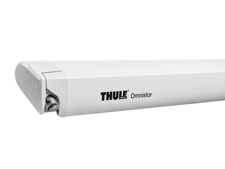 Thule Omnistor 6300 wit 375 Mystic Grey cassetteluifel