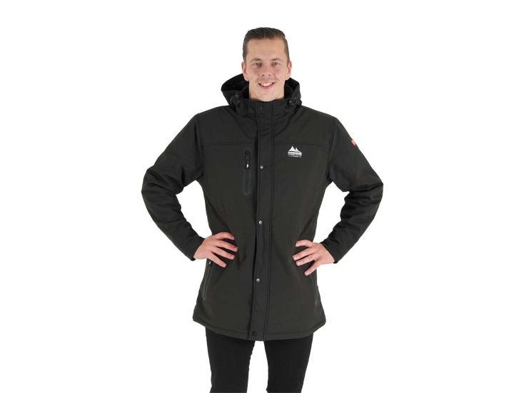 Nordberg Andre heren softshell jas - Black