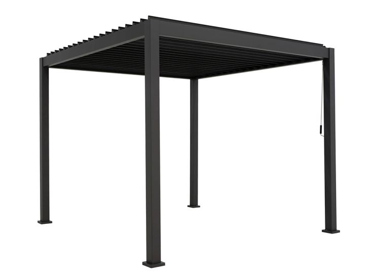 Mirador Deluxe 300 x 300 cm overkapping - antraciet