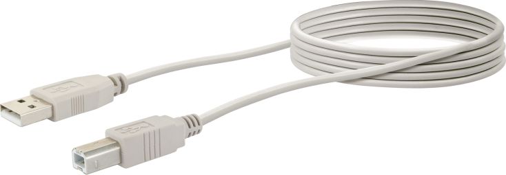 Schwaiger CK1551 1,5 meter witte USB-B kabel