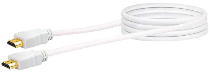 Schwaiger HDM0150 1,5 meter witte High Speed HDMI-kabel met ethernet
