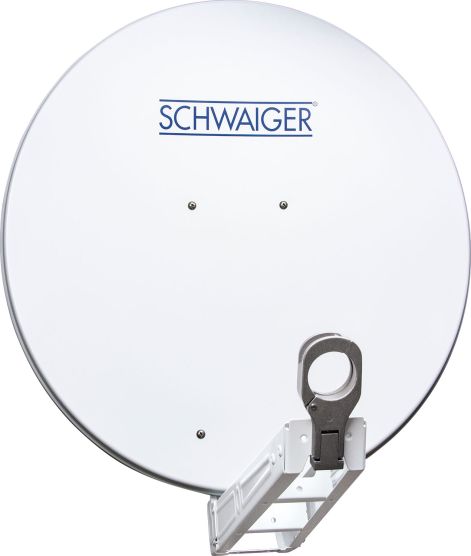 Schwaiger SPI075PW licht grijze 75 cm schotel