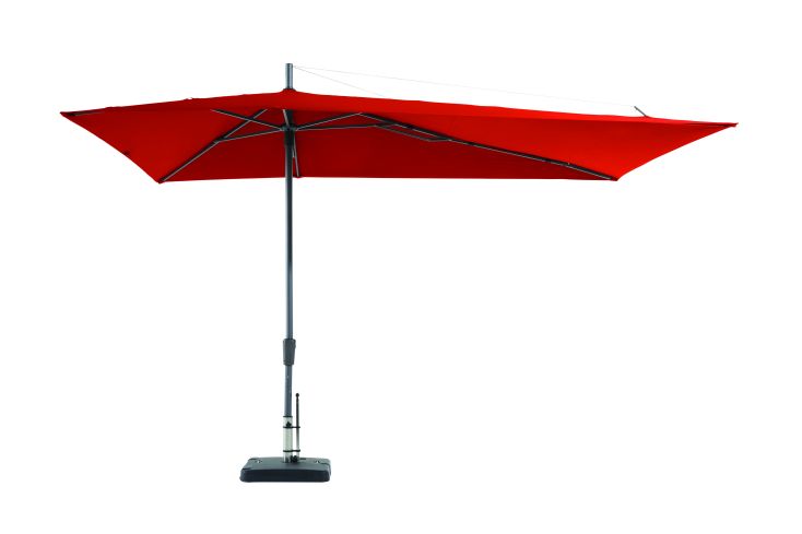 Madison Asymetriq Sideway Brick Red 360x220 Parasol