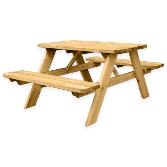 GoedkopePicknicktafel Deluxe 120 Picknicktafel