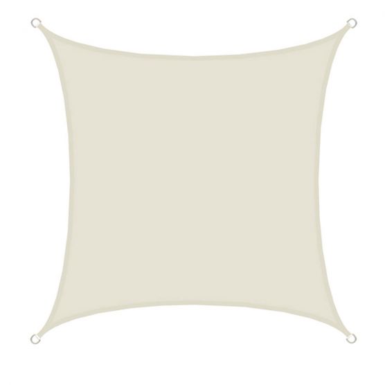 AMANKA 3x3 beige waterafstotende polyester schaduwdoek
