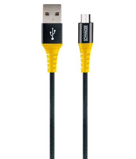 Schwaiger WKUM10 1,2 meter Micro USB oplaadkabel