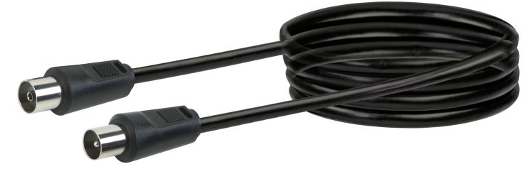 Schwaiger KVK230 3 meter IEC zwarte antennekabel