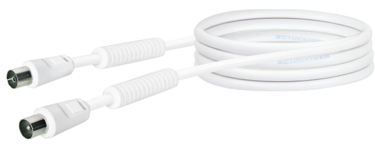 Schwaiger KVKF15 90dB 1,5 meter witte aansluitkabel