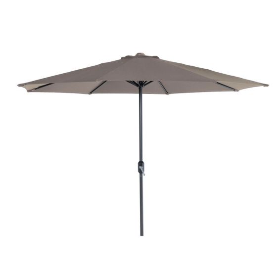 Garden Impressions Lotus taupe ronde stokparasol